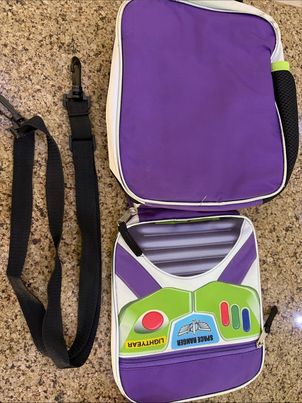 Igloo Kids Buzz Lightyear Purple Green Lunch Bag - Picture 3 of 4
